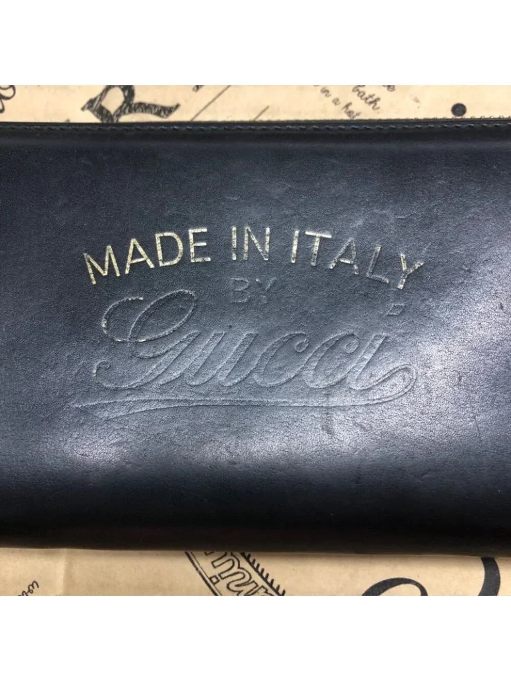 Gucci Wallet Round Leather Black Card Coin - Picture 12 of 12